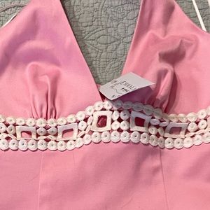 Trina Turk NWT Pink halter dress